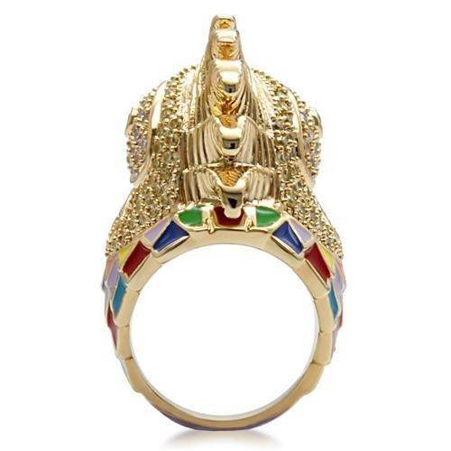 Colorful Womens Bird-Shaped Ring with intricate design and vibrant gemstone accents
