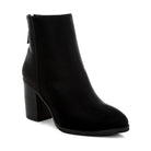 Rag Company Black Comfortable Ankle Boots for Travel with Stylish Block Heel Design