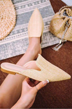 Let's See Style Women's Flats in Beige, perfect comfortable holiday footwear for casual outings