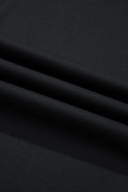 Smooth black fabric showcasing comfortable vacation leggings for women from JUNIPER BLVD