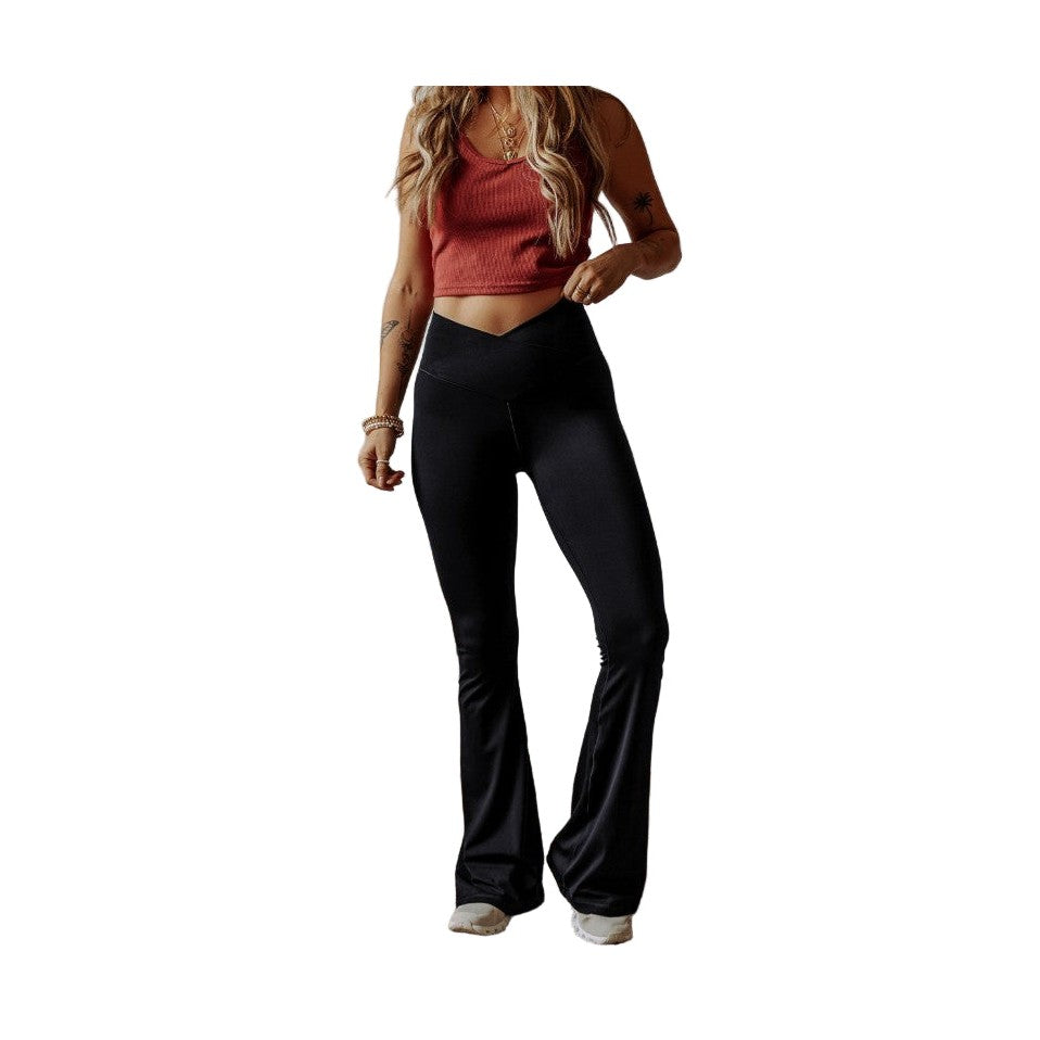 JUNIPER BLVD black comfortable vacation leggings for women with a stylish fit for casual wear