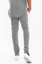 WEIV comfortable vacation track pants in gray with a slim fit and soft fabric for casual wear