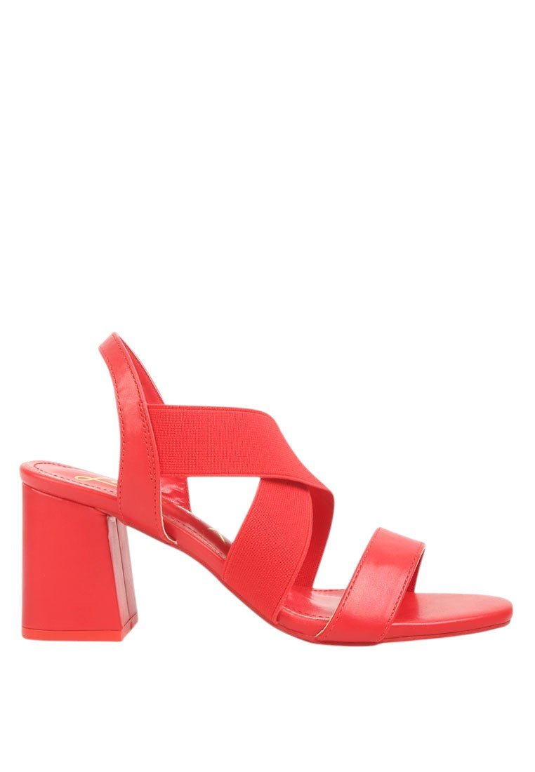 Comfortable Straps Block Heel Sandals