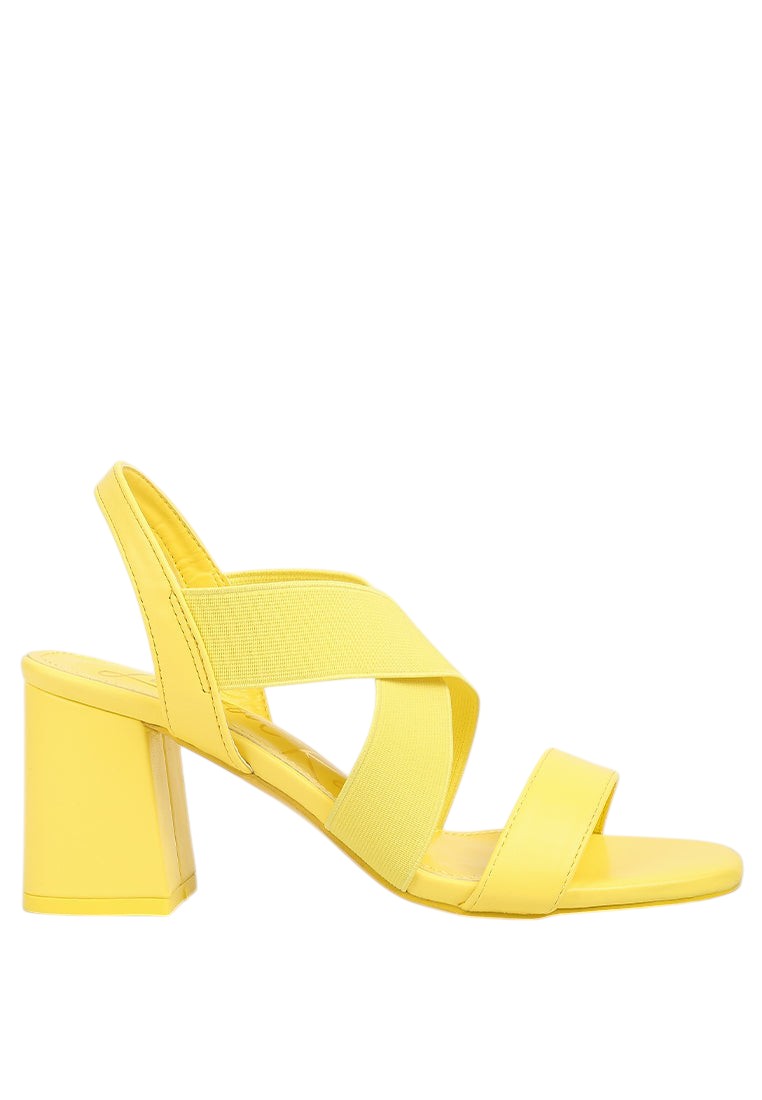 Comfortable Straps Block Heel Sandals
