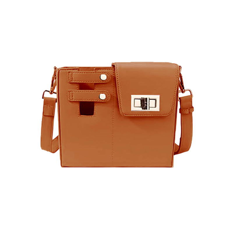 Commuter Crossbody Bag with Water Bottle Holder