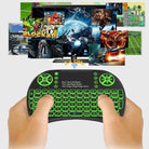 Compact keyboard for travel with backlit keys and touchpad for easy gaming and browsing