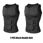 Men's black compression shirt for workout and support