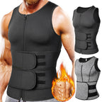 Men's compression shirt, black, neoprene, ideal for workouts