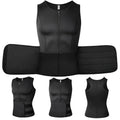 Men's black compression shirt for improved support and muscle recovery