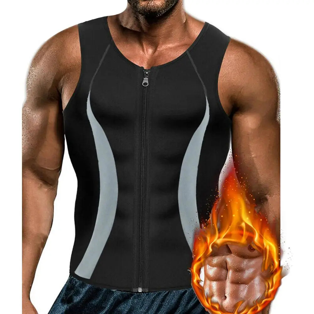 Men's black compression shirt, stretchy material for athletic support