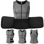 Men's gray compression shirt for athletic performance and support