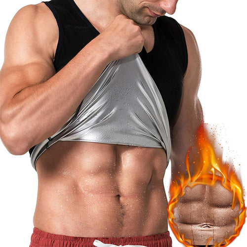 Men's compression shirt in black and silver for workout support