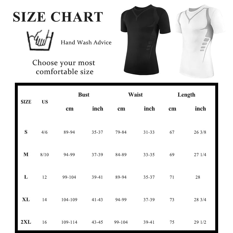 Men's compression shirt, lightweight fabric for active wear