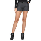 Miley + Molly contrast waistband shorts in black with a stylish fit for casual wear