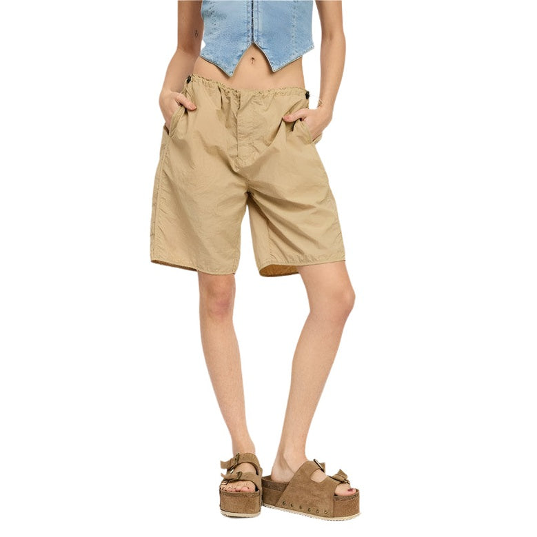 Contrasted Bermuda Shorts - VacationGrabs