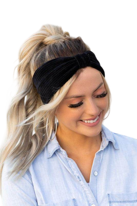 Corduroy Hair Wrap for Stylish Looks