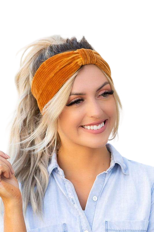 Corduroy Hair Wrap for Stylish Looks