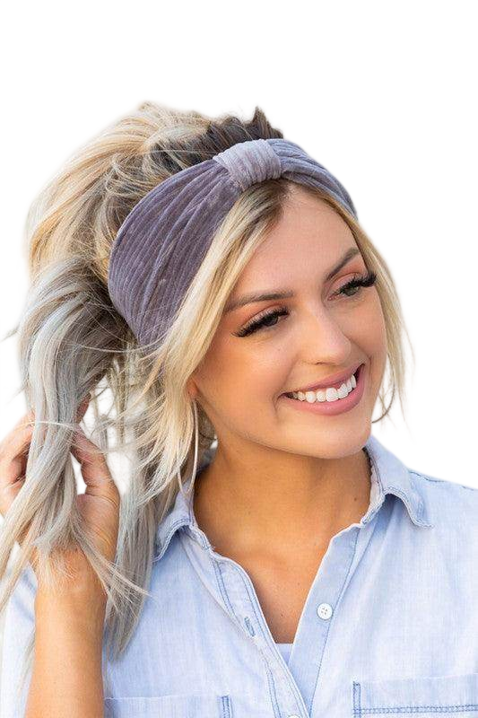 Corduroy Hair Wrap for Stylish Looks