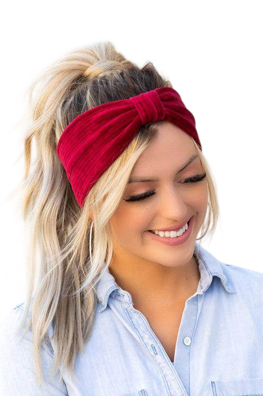 Corduroy Hair Wrap for Stylish Looks