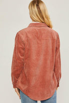Women's Coats & Jackets Corduroy Reversible Button Down Jacket