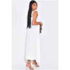 White corset dress dress, lightweight fabric, perfect for summer events