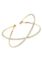 Women's Jewelry - Bracelets Corssed Rhinestone Bracelet