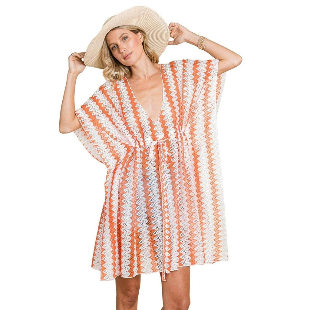 Cotton Bleu by Nu Label Multi Crochet Lace Cover Up - VacationGrabs