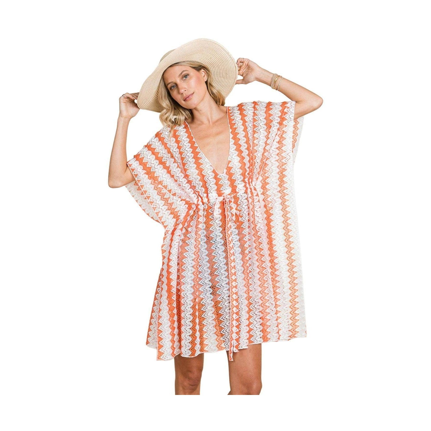 Cotton Bleu by Nu Label Multi Crochet Lace Cover Up - VacationGrabs