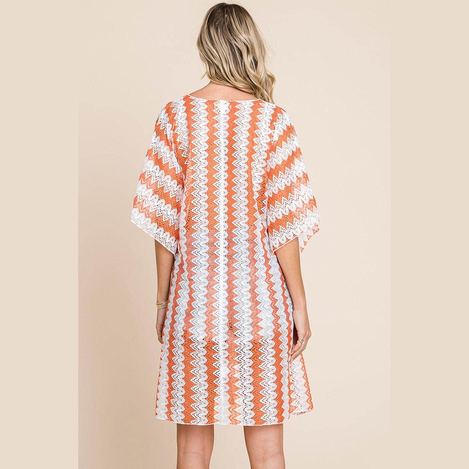 Cotton Bleu by Nu Label Multi Crochet Lace Cover Up - VacationGrabs