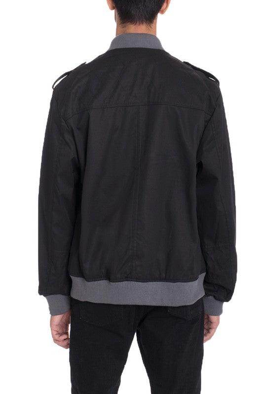 Cotton Casual Bomber Jacket - VacationGrabs