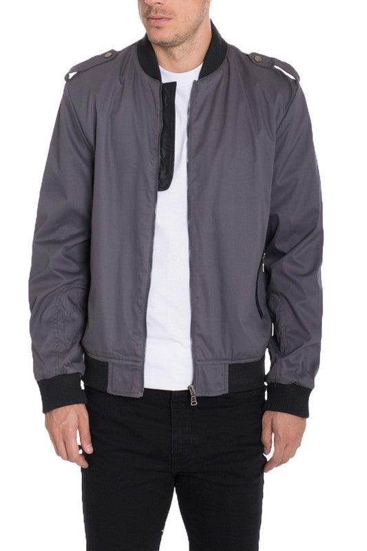 Cotton Casual Bomber Jacket - VacationGrabs