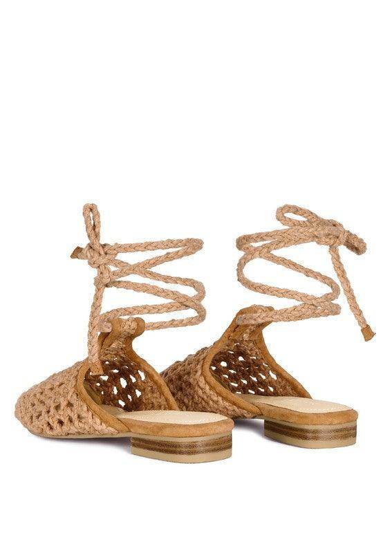Rag Company Women's Cotton Tie Up Shoes with Open Design and Comfortable Sole