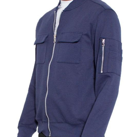 Men's Jackets Cotton Zip Up Light Weight Jacket