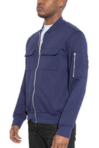 Cotton Zip Up Light Weight Jacket - VacationGrabs