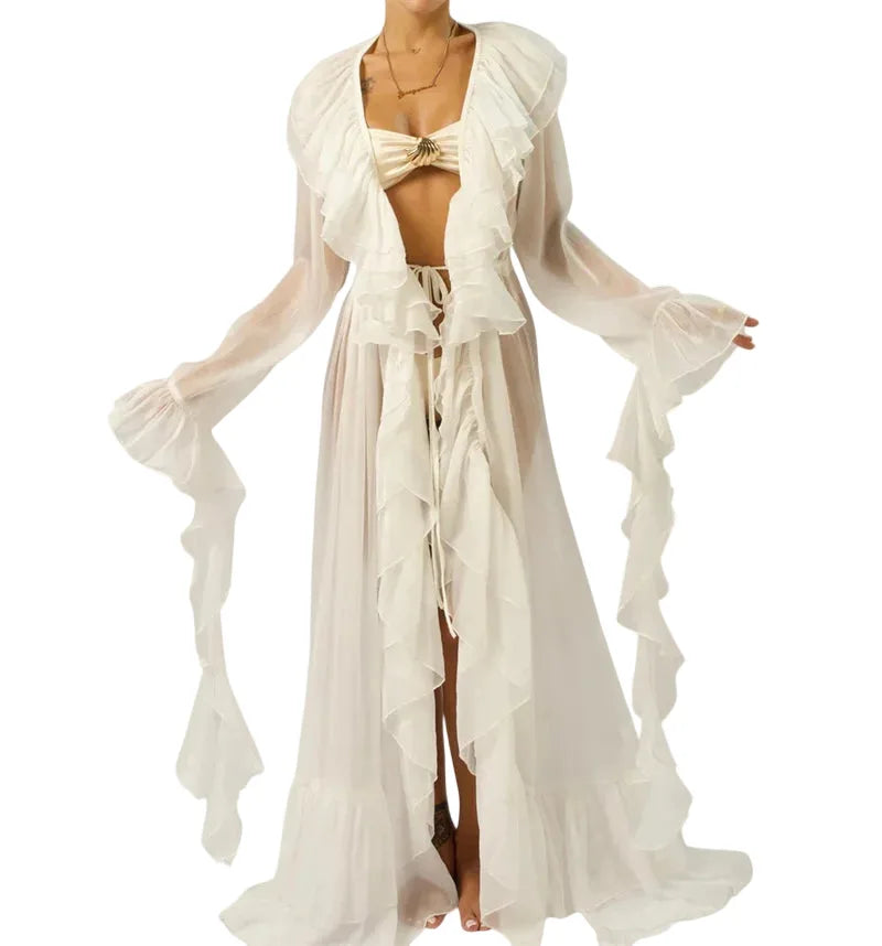 Elegant Cover Up for the Beach - Vacation Ready Style