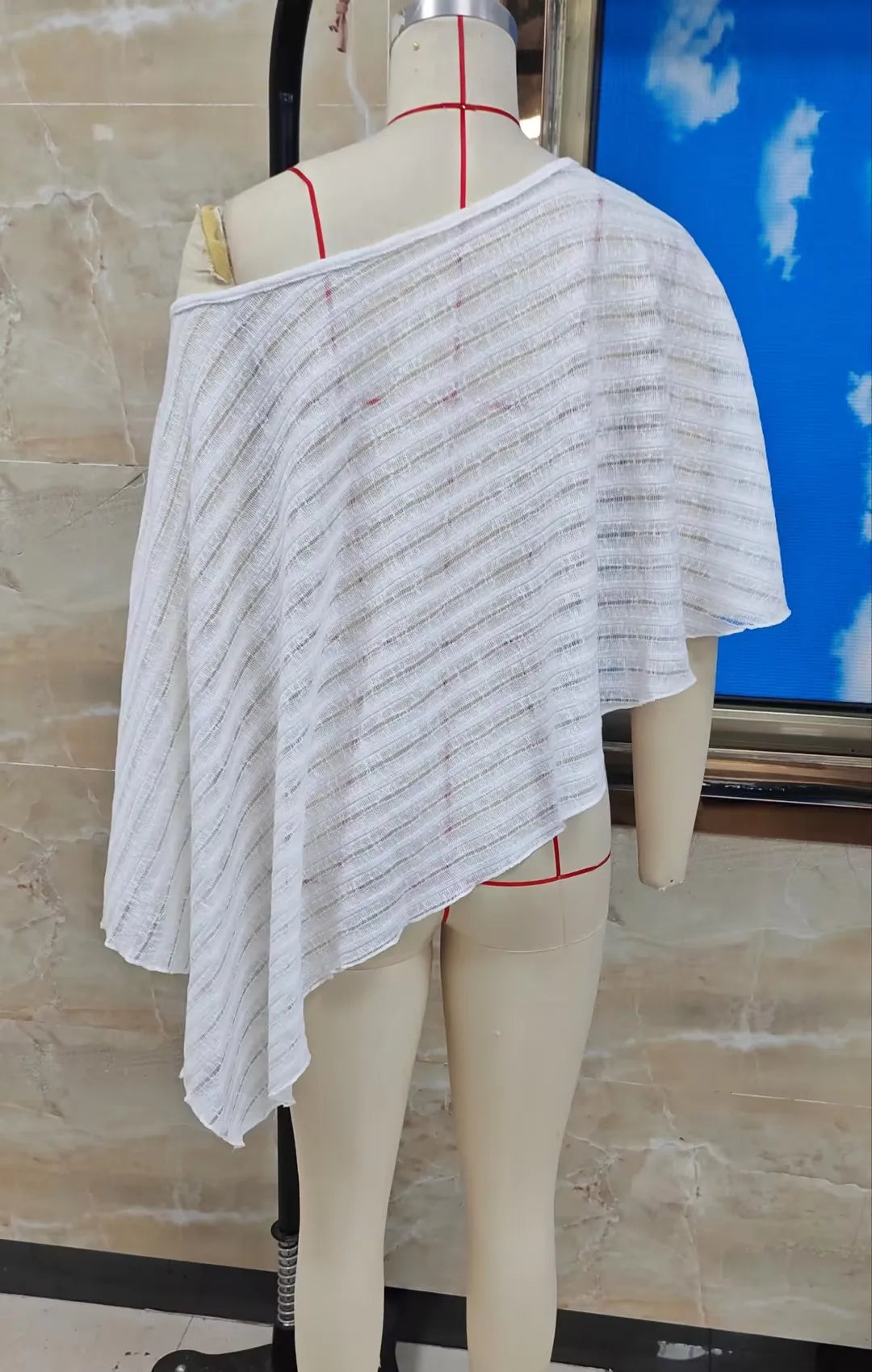 Women's white cover up for the beach, lightweight and stylish