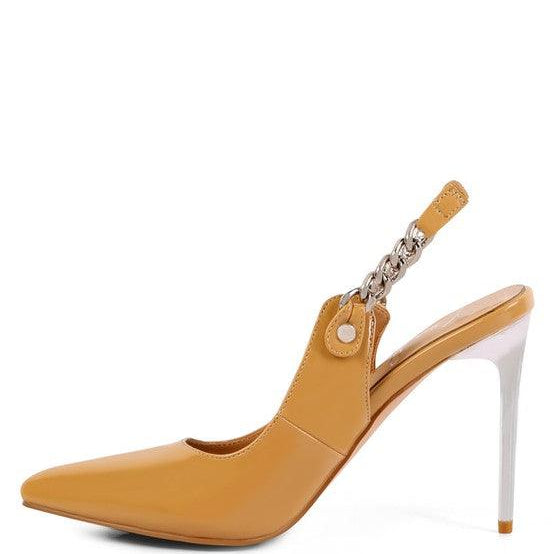 Women's Shoes - Heels Coveted High Heeled Sling Back Sandal