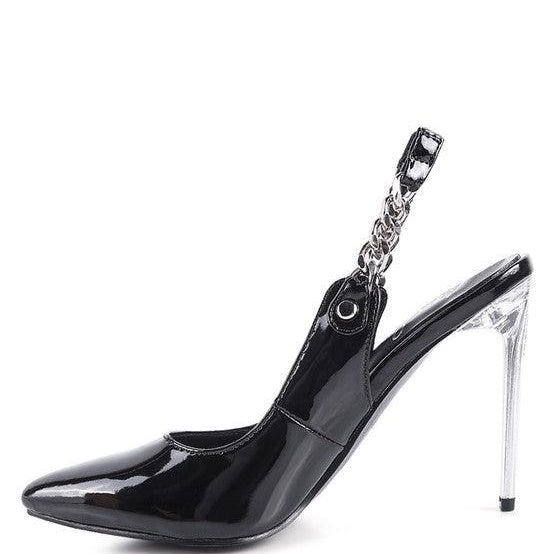 Women's Shoes - Heels Coveted High Heeled Sling Back Sandal