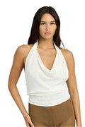 Cowl Neck Halter Top - VacationGrabs