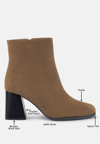 Bottines Chelsea à talons blocs et découpes Cox