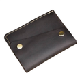 Crazy Horse Leather Wallet High Quality Slim Cardholder