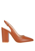 Creidne Block Heel Pointed Toe Sandals
