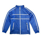 Criss Cross Tape Stripe Track Jacket - VacationGrabs