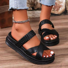 Women's Shoes - Sandals Crisscross Open Toe Platform Sandals