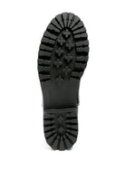 Croc detail ankle boot for women with a durable rubber outsole for enhanced grip and traction