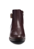Rag Company burgundy croc detail ankle boot for women with stylish side zipper and sleek design