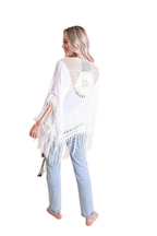 Crochet Medallion Tassel Kimono