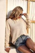 Women's Sweaters Crochet Pullover Sweater
