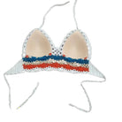 Push up multi white crochet top crochet for beach outings