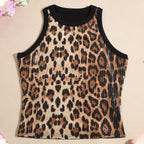 Leopard print crop tops for women, stylish and trendy for summer outings